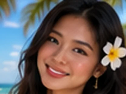 Illustrative portrait representing Filipina Women